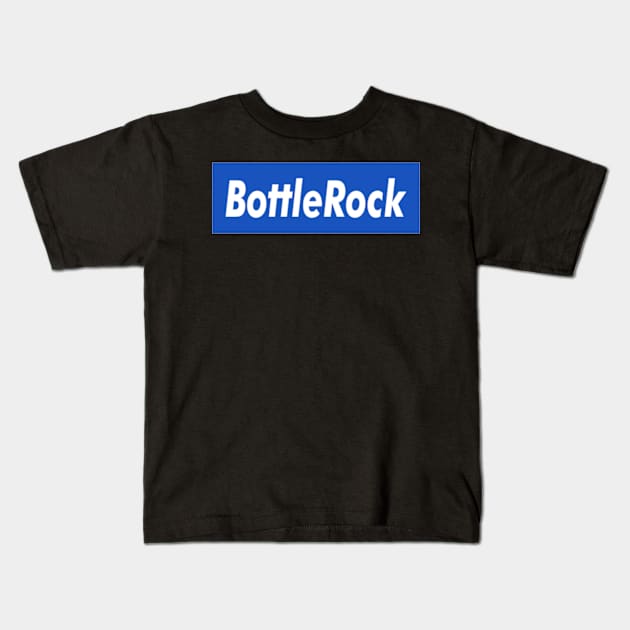 BottleRock Box Logo Kids T-Shirt by ART BY IIPRATMO